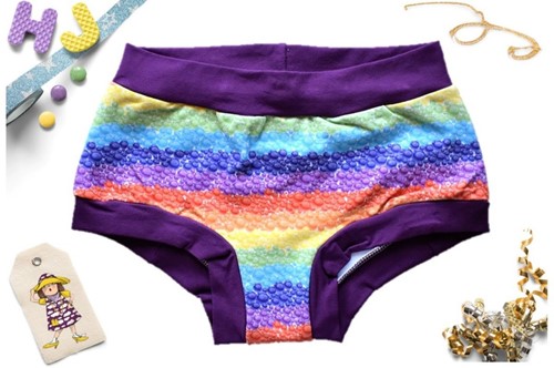 Buy XS Boyshorts Rainbow Bubbles now using this page